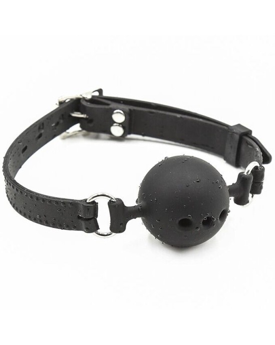 Ohmama Fetish BREATHABLE SILICONE BALL GAG SIZE L