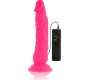 Diversia Elastīgs Vibrējošs Dildo 21 CM - rozā