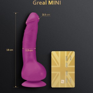 G-Vibe GVIBE - СИЛИКОНОВЫЙ ВИБРАТОР GREAL MINI DILDO, ФУКСИЯ