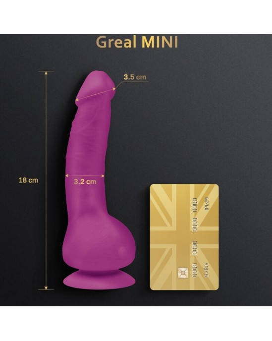 G-Vibe GVIBE - СИЛИКОНОВЫЙ ВИБРАТОР GREAL MINI DILDO, ФУКСИЯ