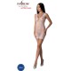 Passion Woman Bodystockings PASSION - BS097 WHITE BODYSTOCKING ONE SIZE