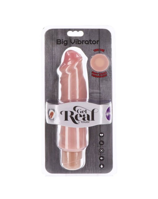 Get Real DUAL DENSITY BIG VIBRATOR 20,5 CM SKIN