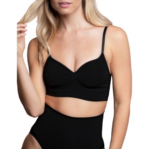 Bye Bra - Bras BYE BRA SEAMLESS BRA MEDIUM CONTROL — BLACK L