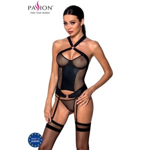 Passion Woman Corsets PASSION AMANDA Korsete ECO LEATHER S/M