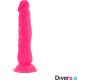 Diversia FLEXIBLE VIBRATING Dildo 21 CM - rozā