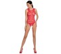 Passion Woman Bodystockings PASSION WOMAN BS086 RED BODYSTOCKING VIENS IZMĒRS