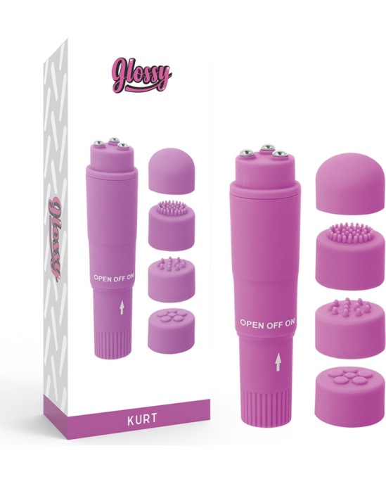 Glossy KURT POCKET MASSAGER PURPLE