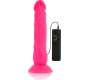 Diversia FLEXIBLE VIBRATING Dildo 21 CM - rozā