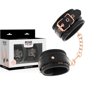 Begme Black Edition BEGME - BLACK EDITION PREMIUM ANKLE CUFFS WITH NEOPRENE LINING