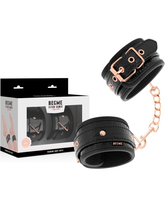 Begme Black Edition BEGME - BLACK EDITION PREMIUM ANKLE CUFFS WITH NEOPRENE LINING