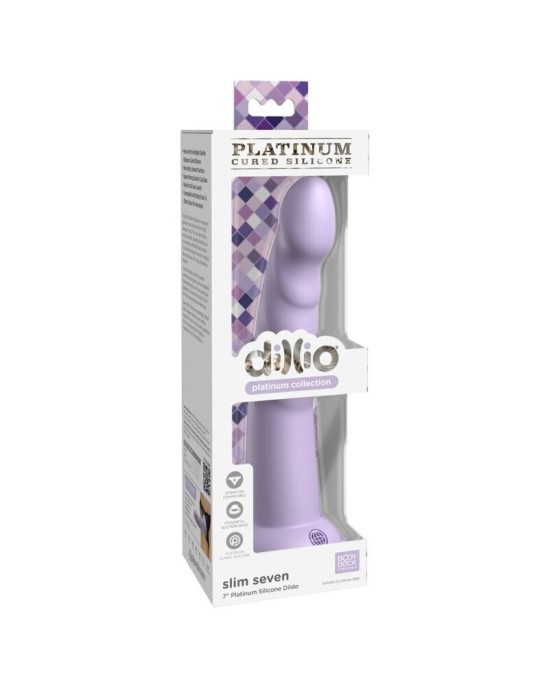 Dillio Dildo17,78 CM violets