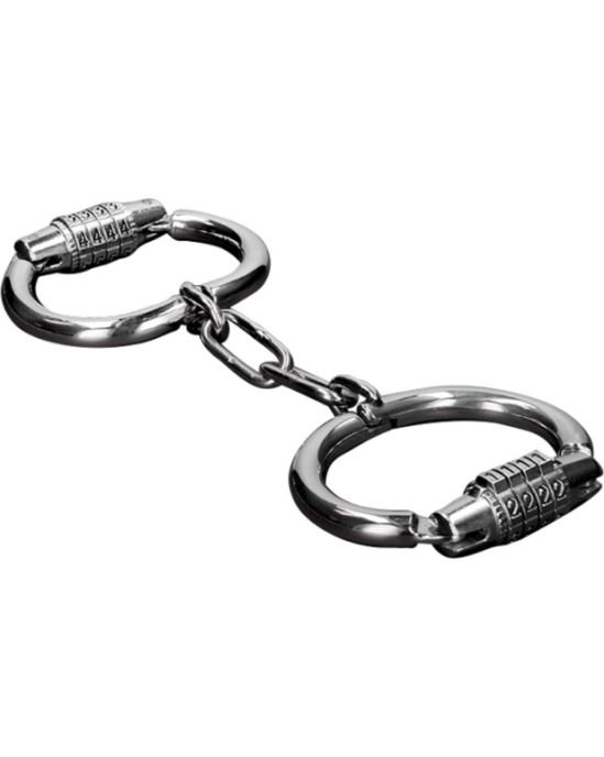 Metal Hard HANDCUFFS WITH COMBINATION LOCK