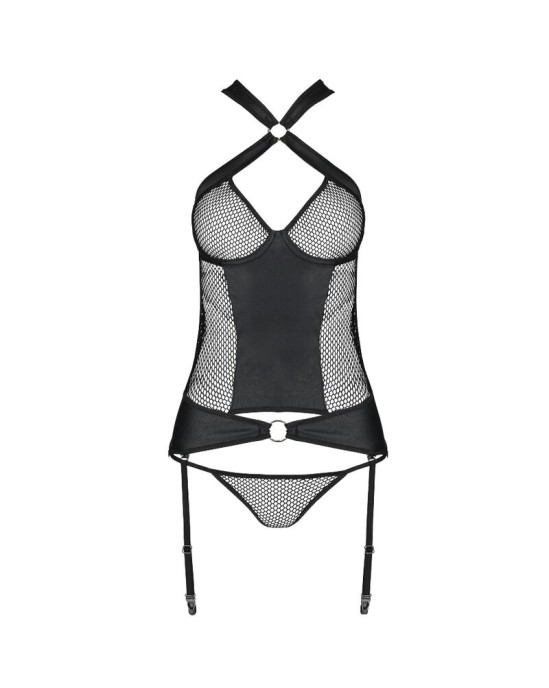 Passion Woman Corsets КОРСЕТ PASSION AMANDA ИЗ ЭКО КОЖИ S/M