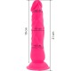 Diversia FLEXIBLE VIBRATING Dildo 21 CM - rozā