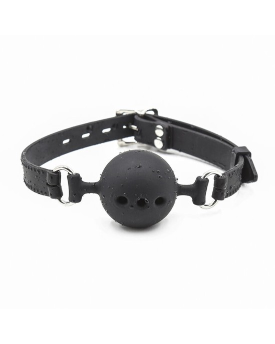 Ohmama Fetish BREATHABLE SILICONE BALL GAG SIZE L