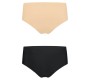 Bye Bra - Underwear BYE BRA INVISIBLE HIGH BRIEF 2 PACK L