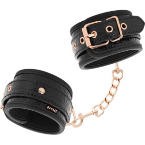 Begme Black Edition BEGME - BLACK EDITION PREMIUM ANKLE CUFFS WITH NEOPRENE LINING