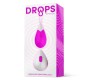 Drops Vibrating Egg Remote Control USB Silicone Purple