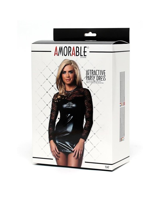 Amorable Party Dress Black