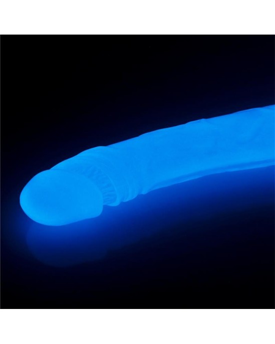 Lovetoy Double Dildo Lumino 14.5 Blue Light