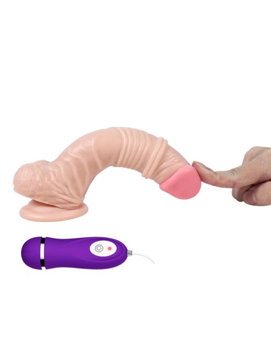 Shequ Thunder Dildo with 20 Modes of Vibration with Remote Control