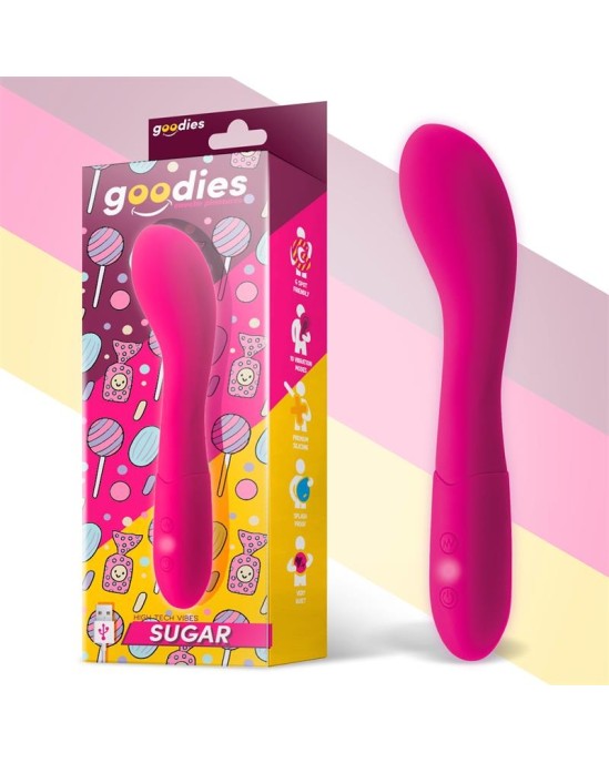 Goodies Sugar G-Spot Vibe USB Silicone Fushsia