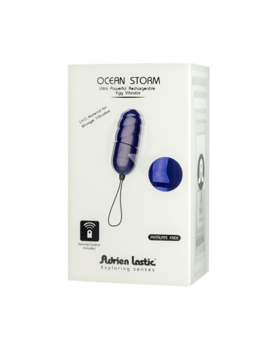 Adrien Lastic Vibrējošā ola Ocean Storm + Control LRS