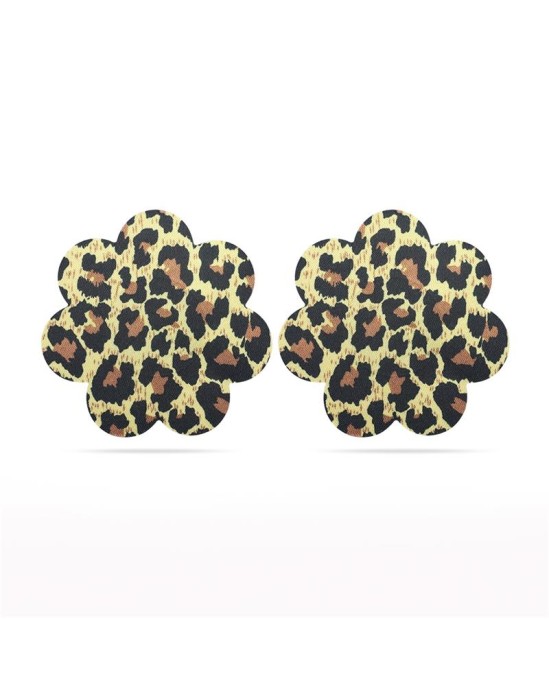 Lovetoy Pack Nipple Covers Flower and Heart Leopard