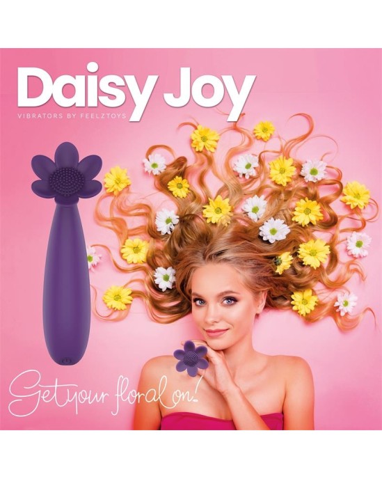 Feelztoys Daisy Joy Lay-On Vibrator Purple