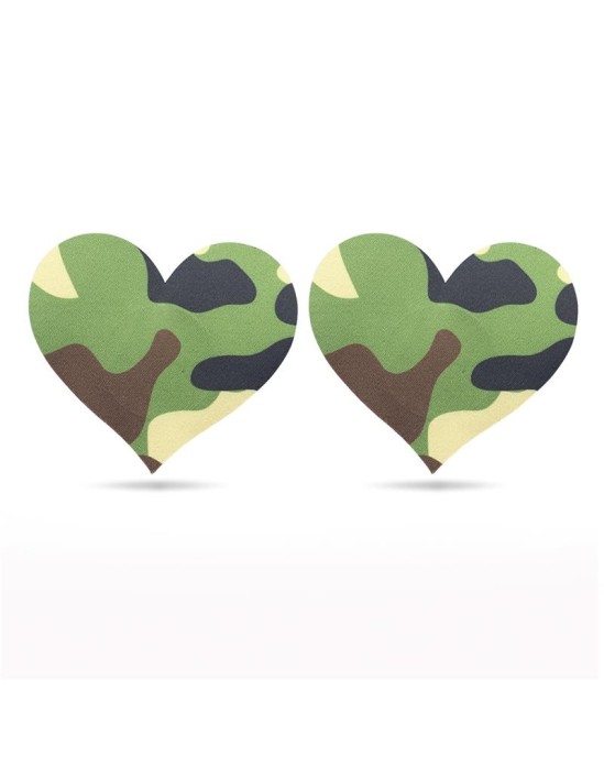 Lovetoy Pack Nipple Covers Star and Heart Camouflage