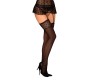 Obsessive Heartia Stockings Black