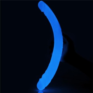 Lovetoy Double Dildo Lumino 14.5 Blue Light