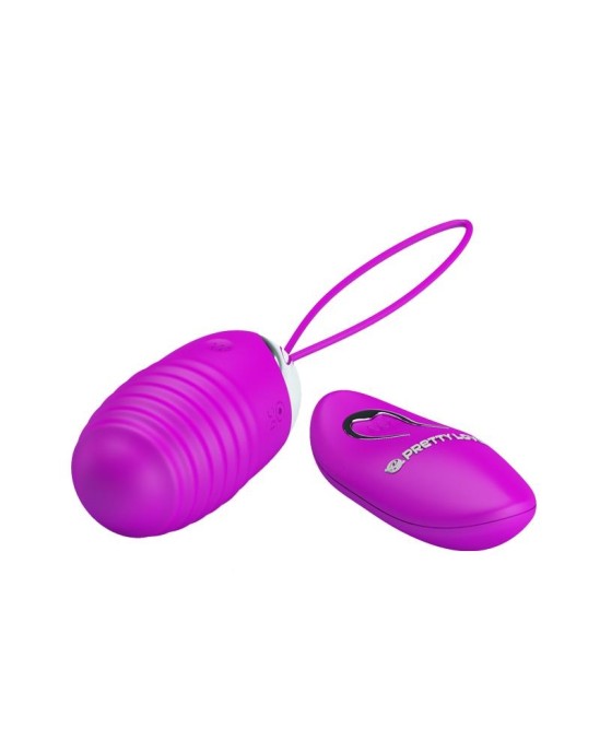 Prettylove Vibrējošā ola Jessica USB Purple