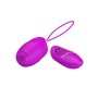 Prettylove Vibrējošā ola Jessica USB Purple