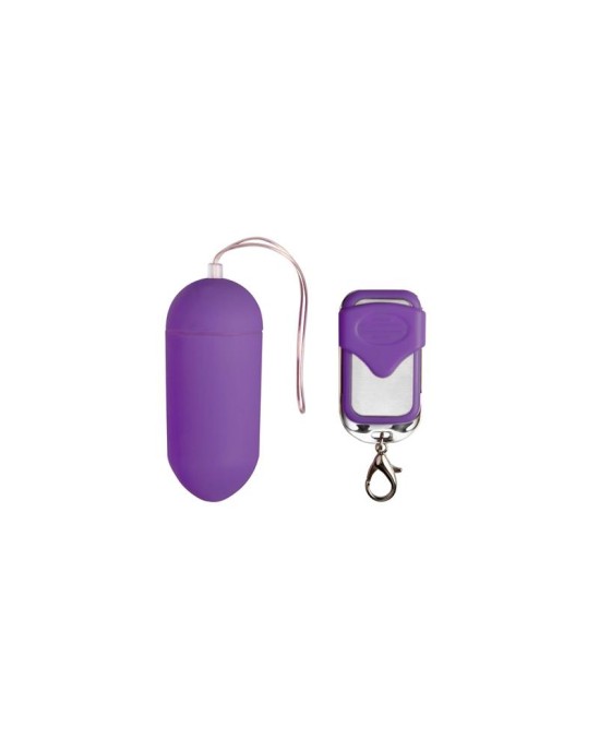 Easytoys Vibration Egg Remote Control 10 Functions Purple