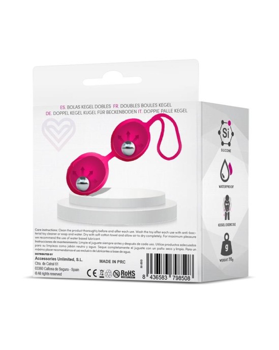 Latetobed Geisha Double Kegel Balls Rose Red 70 gr