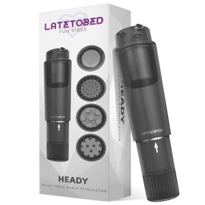 Latetobed Heady stimulators Multi-Head melns