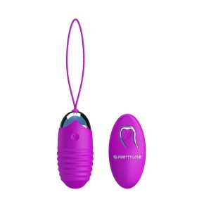 Prettylove Vibrējošā ola Jessica USB Purple