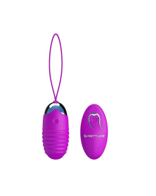 Prettylove Vibrating Egg Jessica USB Purple