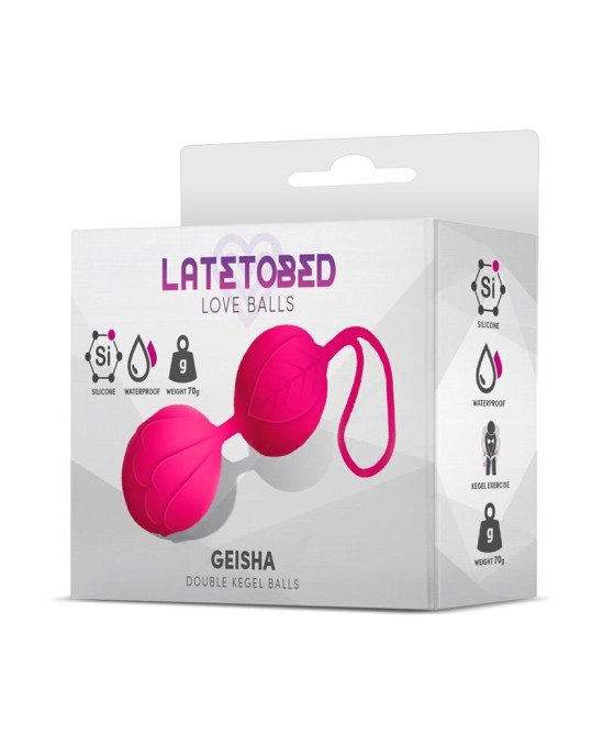 Latetobed Geisha Double Kegel Balls Rose Red 70 gr