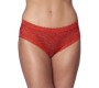 Amorable Wide Panties Corset Type Red One Size