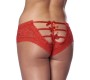 Amorable Wide Panties Corset Type Red One Size