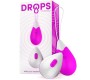 Drops Vibrating Egg Remote Control USB Silicone Purple