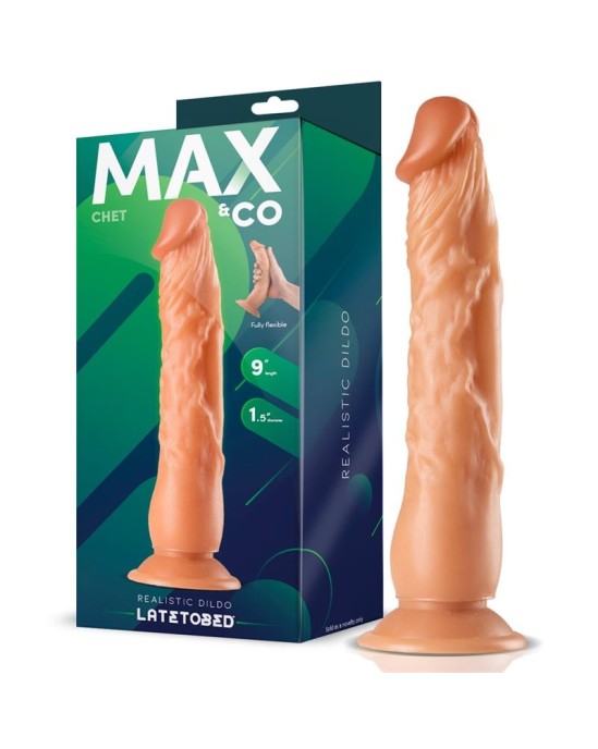 Max & Co Chet Realistic Dildo Flesh 9 - 23 cm