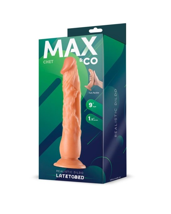 Max & Co Chet Realistic Dildo Flesh 9–23 см