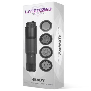 Latetobed Heady stimulators Multi-Head melns