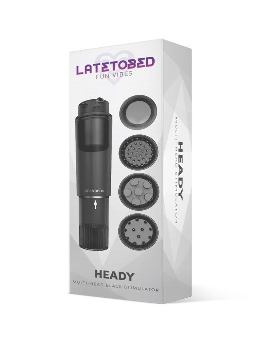 Latetobed Heady Stimulator Multi-Head Black