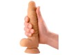 Max & Co Deek Realistic Dildo with Testivles 7.6 Flesh