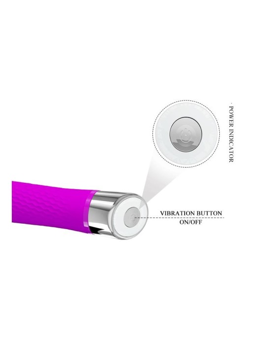 Prettylove Vibe Sebastian Silicone Purple