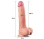 Lovetoy Dildo Nature 10 Dual Layer Flesh